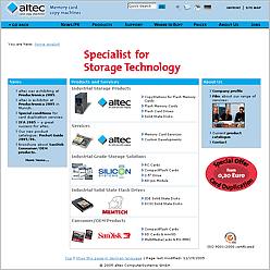 altec website 11 2005