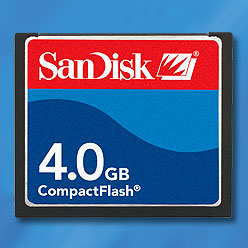 SanDisk CF Card 4,0 GB