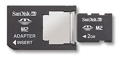 SanDisk MS Micro M2 to PRO Duo Adapter