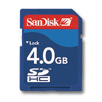 SanDisk SDHC 4 GB
